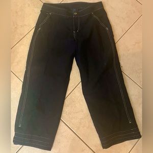 KUHL Capri Pants Women’s Black Cropped 
Dry Stretch Performance Hiking
Small